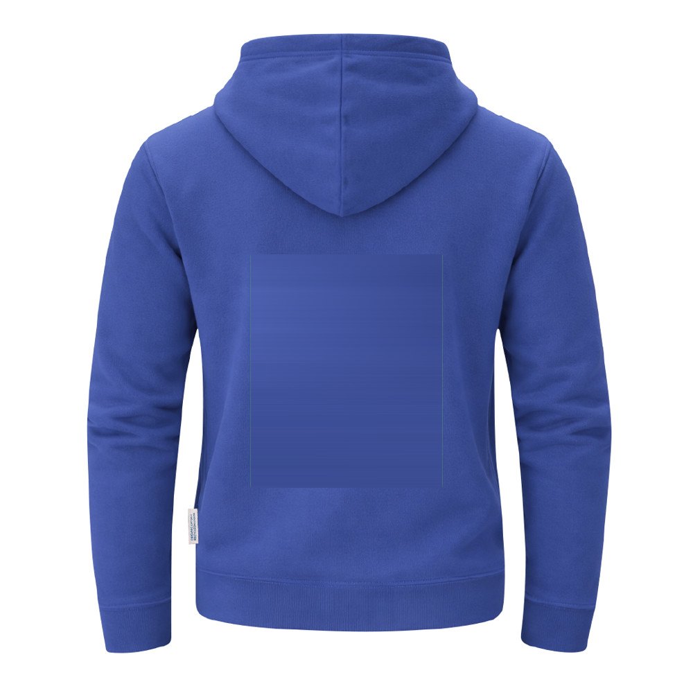 Volwassene Hooded + Rits Sweatshirt Walder — drukvlak op de rug
