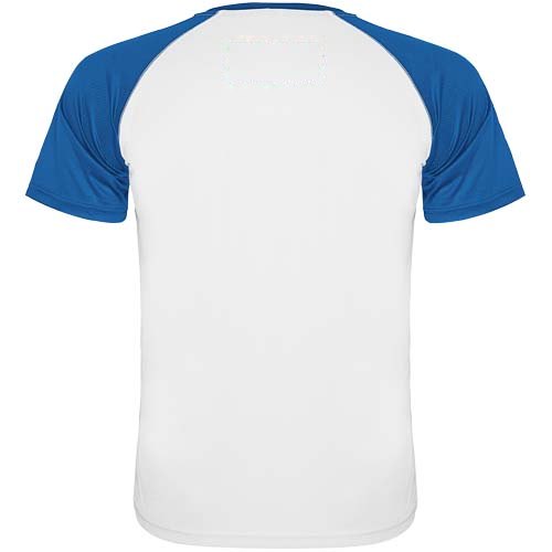 Indianapolis 140 g/m² unisex sportshirt met korte mouwen — drukvlak hoog op de achterzijde