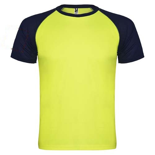 Indianapolis 140 g/m² unisex sportshirt met korte mouwen — drukvlak rechter bicep