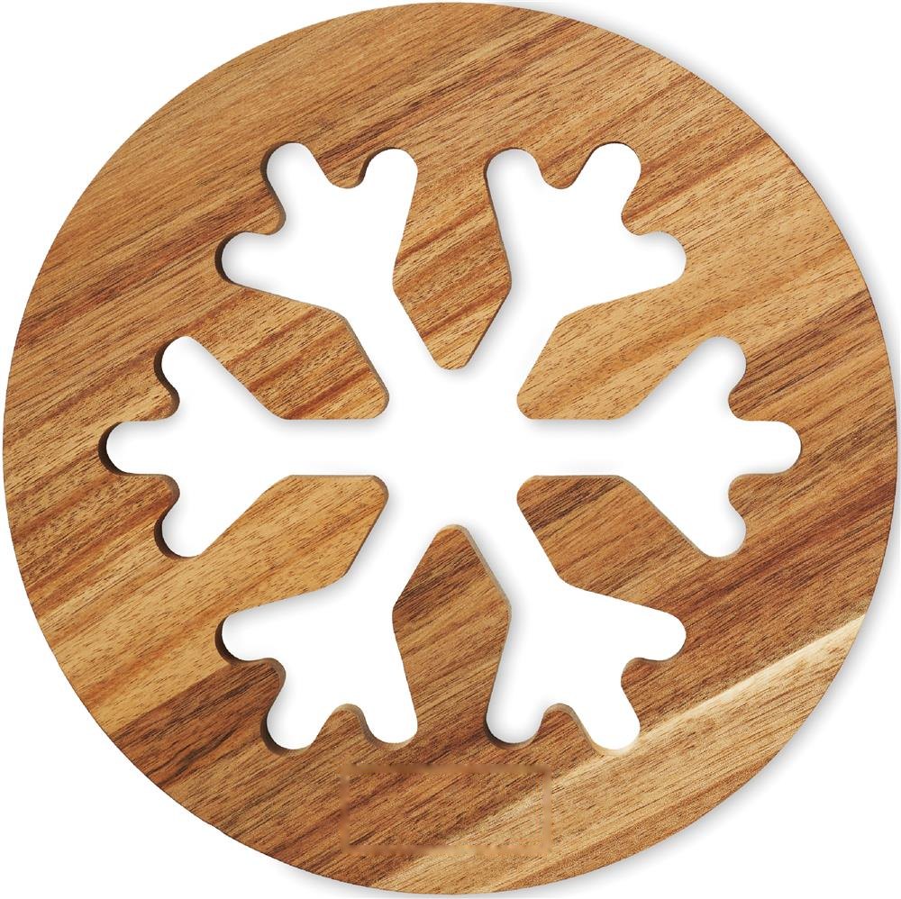 SCAGLIA - Acacia houten pothouders set — drukvlak potholder 2