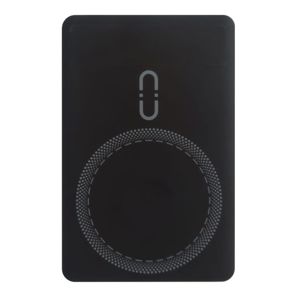 Nexus Draadloze Powerbank Geschikt voor MagSafe R-ABS 5000 mAh — drukvlak bovenaan de voorkant