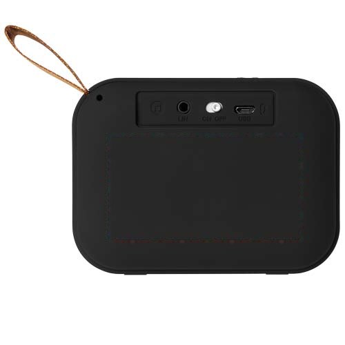 Fashion Bluetooth®-speaker van stof — drukvlak achterzijde