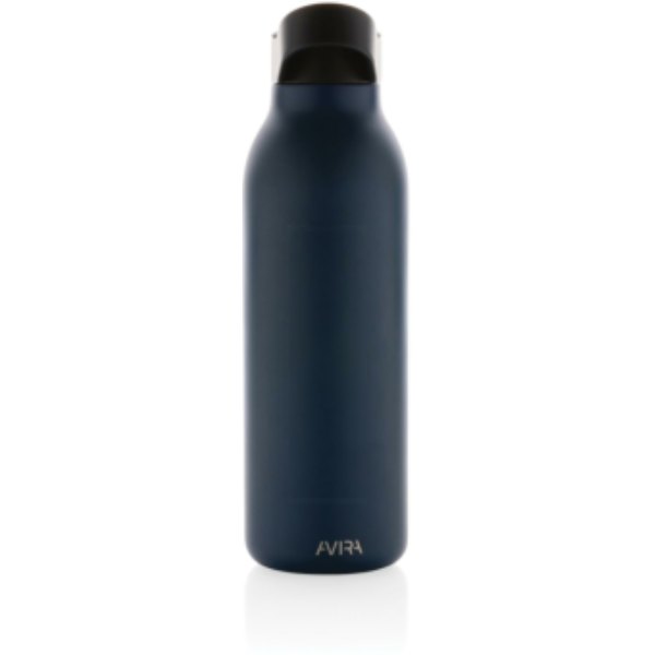Avira Ara RCS recycled staal fliptop water fles 500ML — drukvlak artikel voorzijde midden