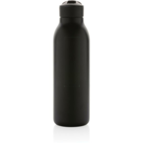 Avira Ara RCS recycled staal fliptop water fles 500ML — drukvlak artikel achterzijde boven