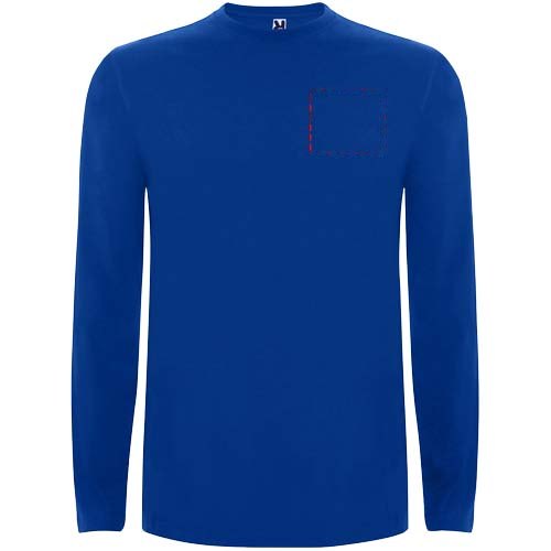 Extreme 160 g/m² kindershirt met lange mouwen — drukvlak linker borst