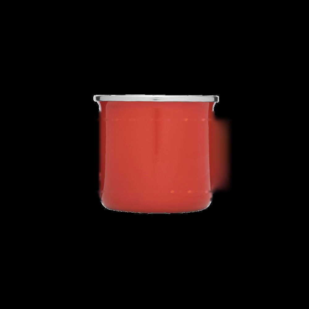 VINTAGE CUP - Emaille drinkbeker — drukvlak gecentreerd op de voorkant