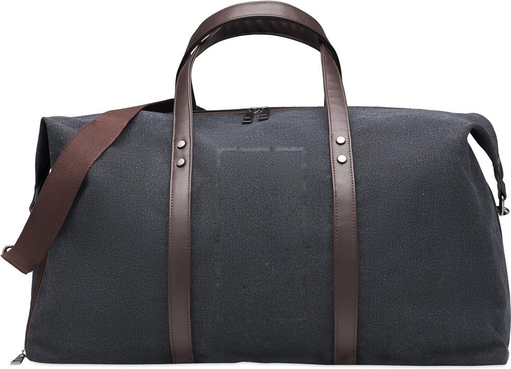 ZURICH - Canvas weekendtas 450 gr/m² — drukvlak achterzijde