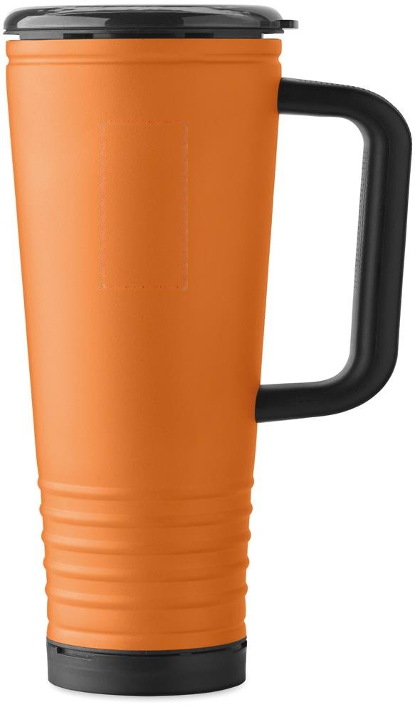 HOWLER CUP - Dubbelwandige beker 700ml. — drukvlak rechtshandig