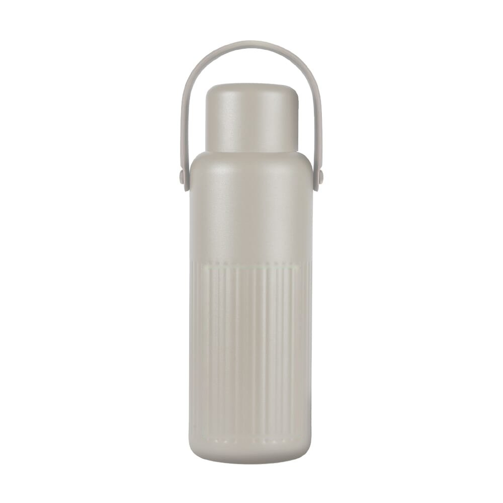 Sagaform Theo Thermosfles (gerecycled) 1 L — drukvlak zijde 1 onderaan