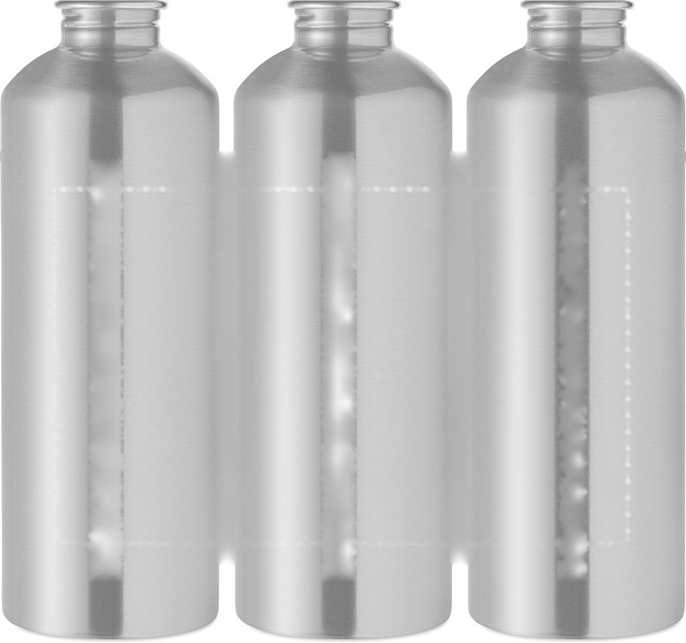 RE-ONE MOSS - Enkelwandige fles 1000ml — drukvlak drukvlak 3
