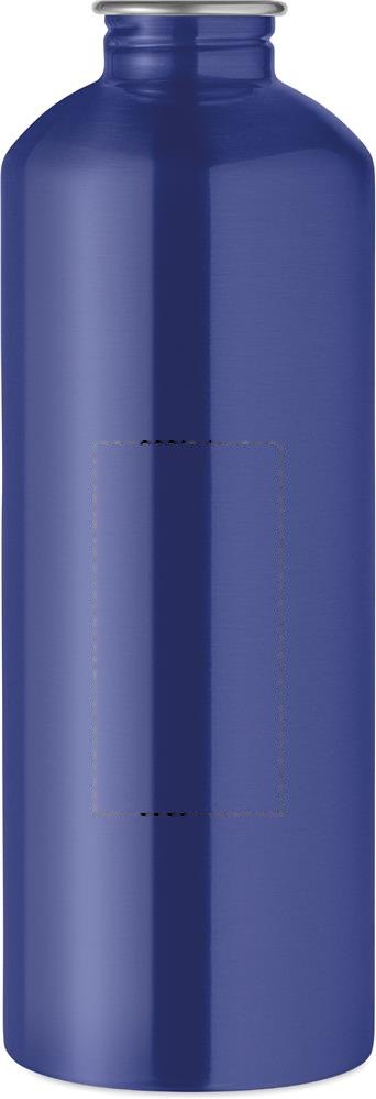 RE-ONE MOSS - Enkelwandige fles 1000ml — drukvlak voorzijde