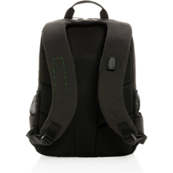 Impact AWARE™ Lima 15.6" RFID laptoprugzak — drukvlak band rechts