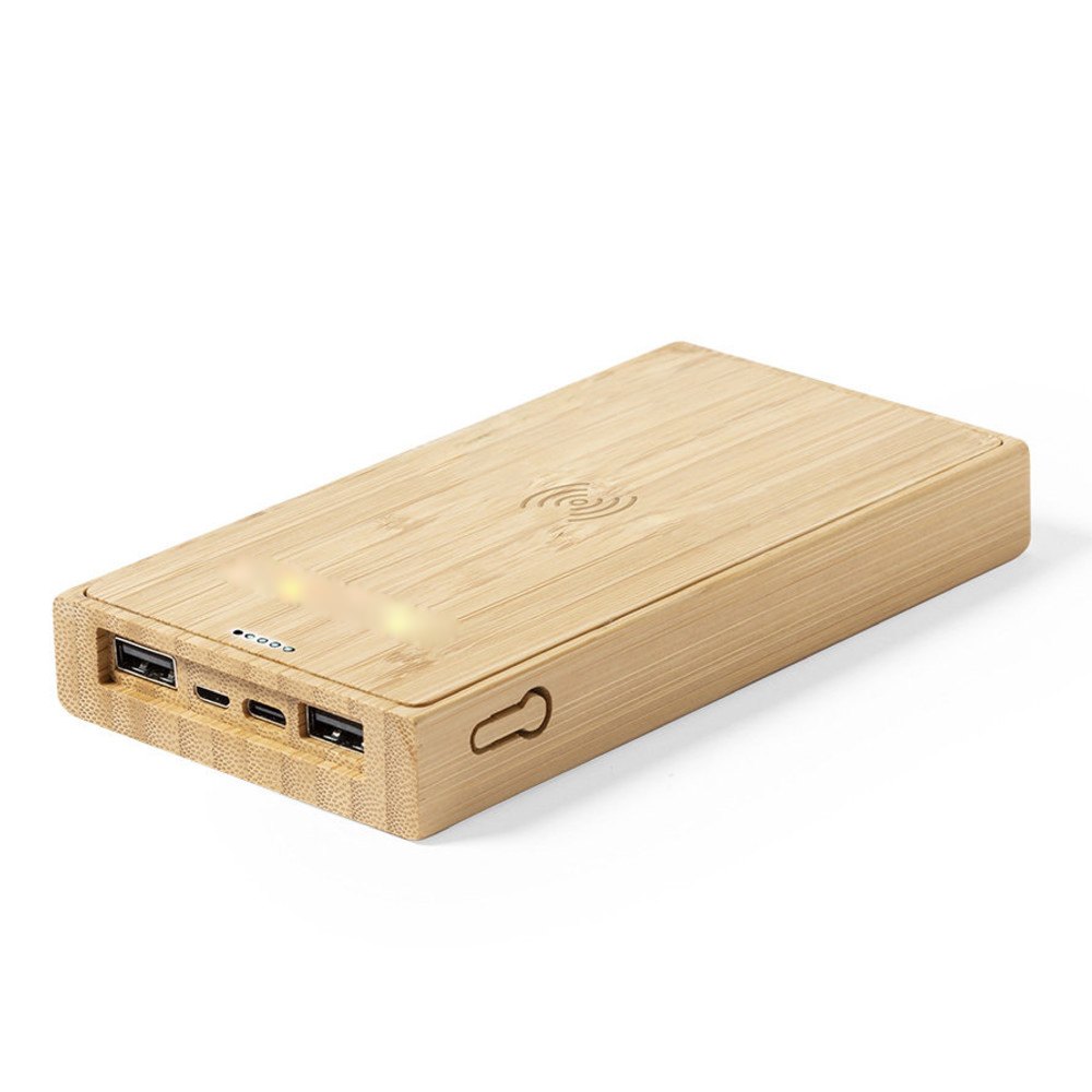 Power Bank Diuk Fsc — drukvlak onder het uurwerk