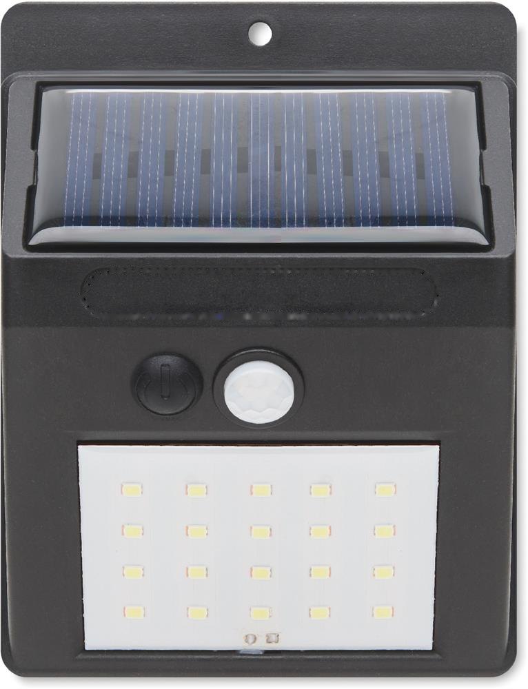 MOTI - LED-licht op zonne-energie — drukvlak onder het zonnepaneel