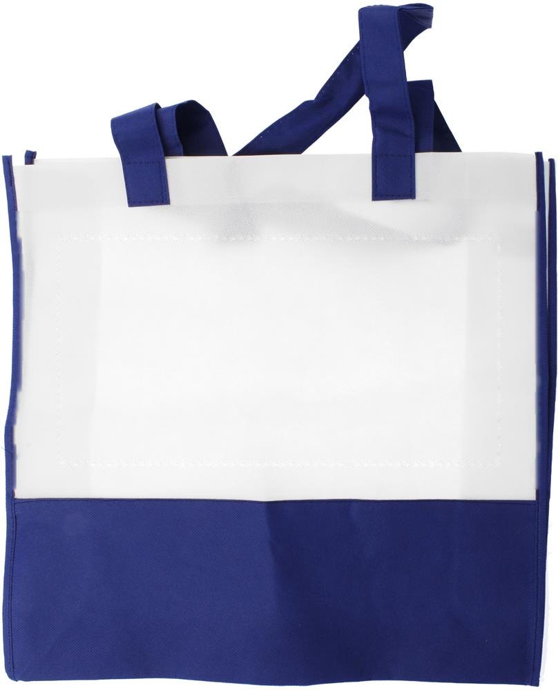 VIVI - Boodschappen- of strandtas — drukvlak voorzijde white deel