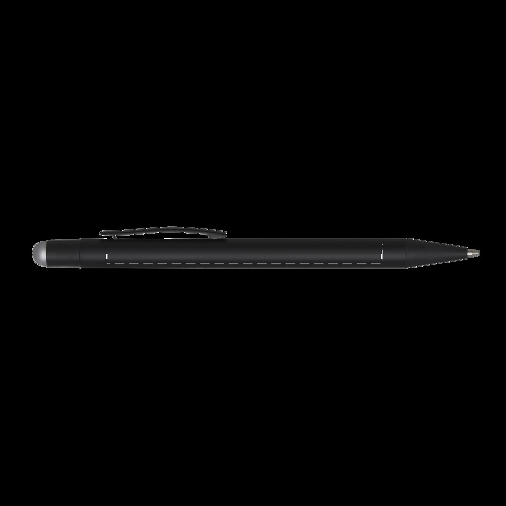 BLACK BEAUTY - Aluminium balpen — drukvlak op de rechts zijde van de clip