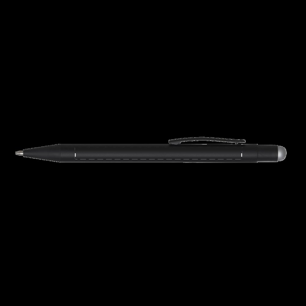 BLACK BEAUTY - Aluminium balpen — drukvlak op de links zijde van de clip