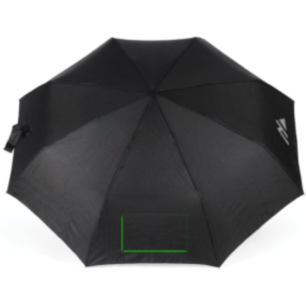 Nordic Drift Trail 23" AWARE™ RPET Auto o/c UPF 50+ paraplu — drukvlak paraplu