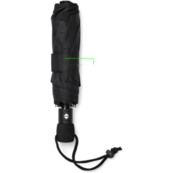 Nordic Drift Trail 23" AWARE™ RPET Auto o/c UPF 50+ paraplu — drukvlak band