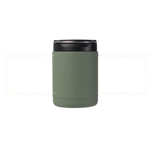 Doveron 500 ml geïsoleerde lunchpotan gerecycled roestvrijstaal — drukvlak rondom