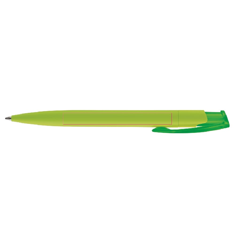Balpen Avalon soft touch — drukvlak 270 graden van de clip