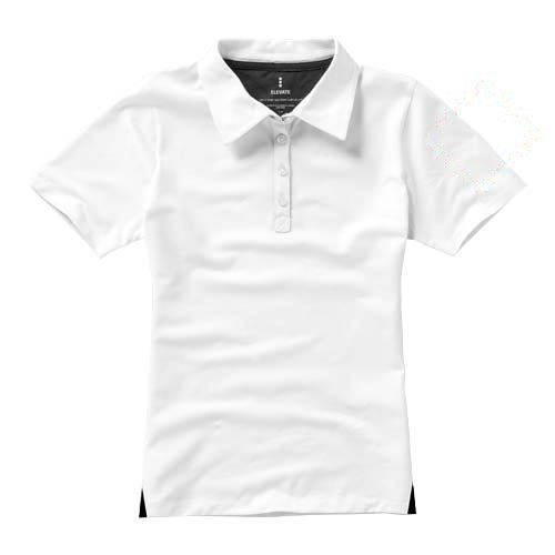 Markham 200 g/m² stretch damespolo met korte mouwen — drukvlak linker bicep