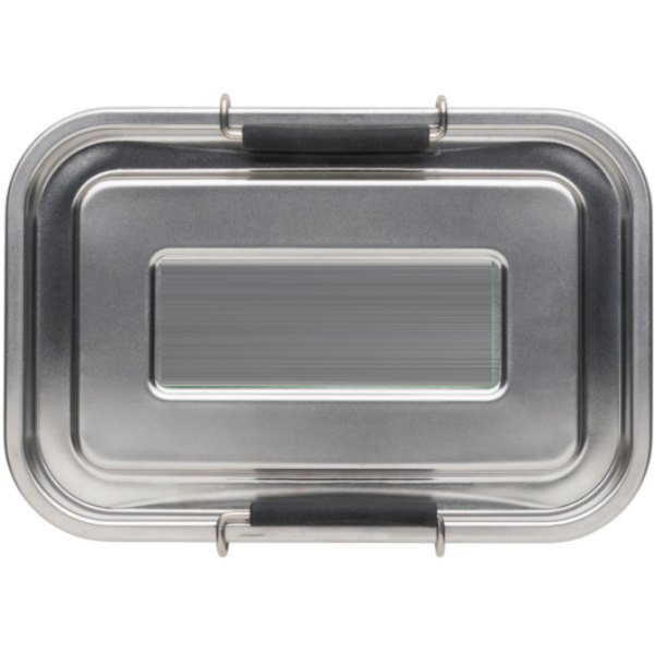 RCS gerecycled roestvrijstalen lekvrije lunchbox — drukvlak artikel bovenzijde midden