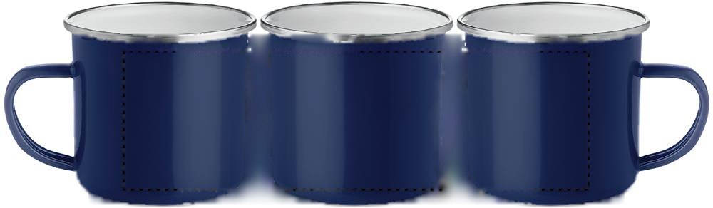 PLATEADO - Metalen mok emaille coating — drukvlak drukvlak 1