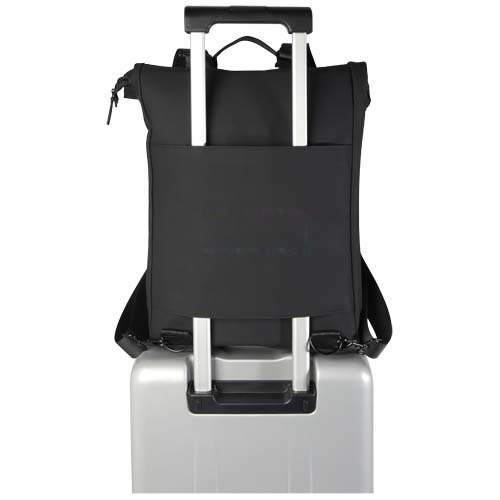 Turner 15,6" GRS gerecyclede rolltop laptop rugzak 12 l — drukvlak vak