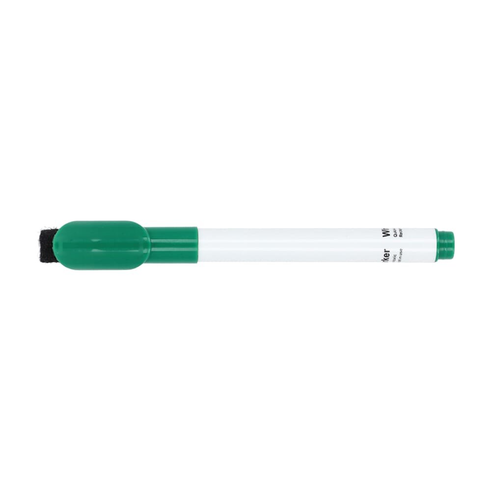Whiteboardmarker met magneet en wisser — drukvlak op de clip