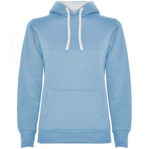 Urban 280 g/m² hoodie voor dames — drukvlak rechter bicep