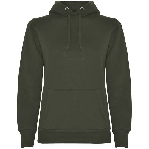 Urban 280 g/m² hoodie voor dames — drukvlak impact volledige voorzijde