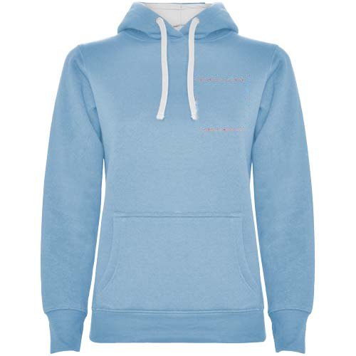 Urban 280 g/m² hoodie voor dames — drukvlak linker borst
