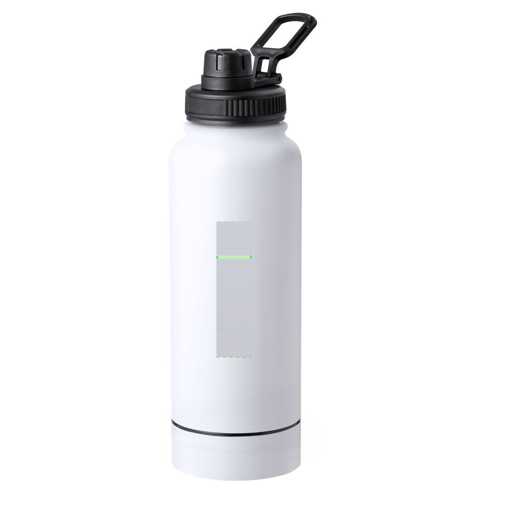 Thermoskan-Fles Wankex — drukvlak verticaal op de voorzijde