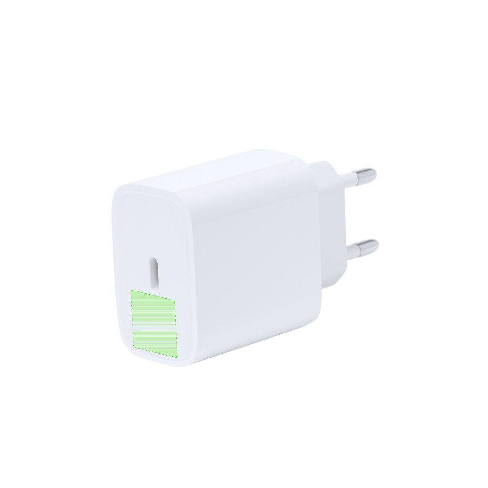 USB Oplader Morelo — drukvlak onder de usb-poort