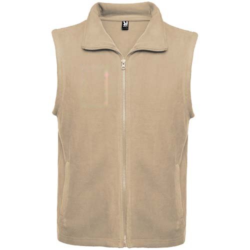 Bellagio unisex fleece bodywarmer — drukvlak rechter borst