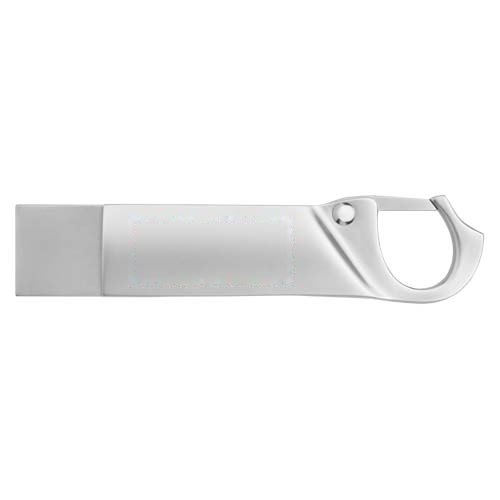 Type C karabijnhaak USB 3.0 — drukvlak achterzijde