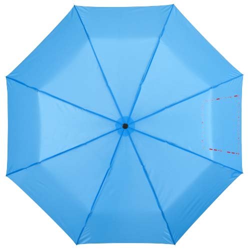 Ida 21.5'' opvouwbare paraplu — drukvlak 3de paneel
