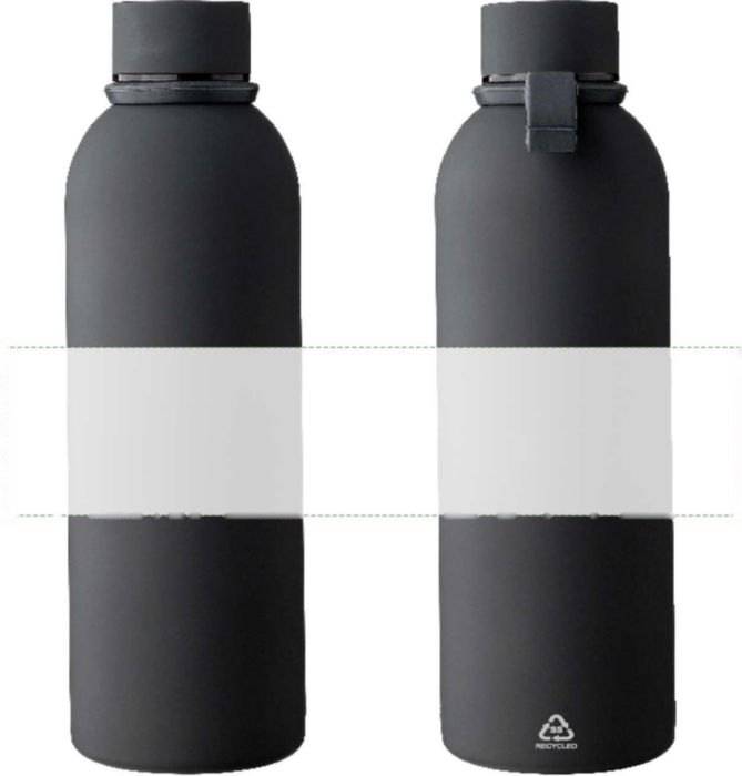 Drinkfles Sena | Gerecycled | 500 ml — drukvlak rondom