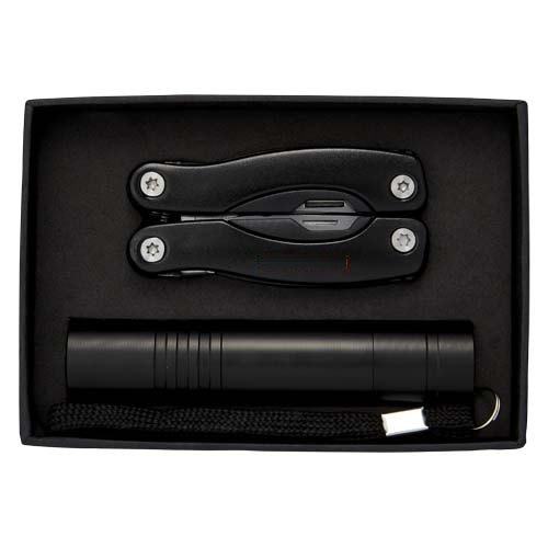 Scout multifunctioneel mes en LED zaklamp set — drukvlak gereedschap