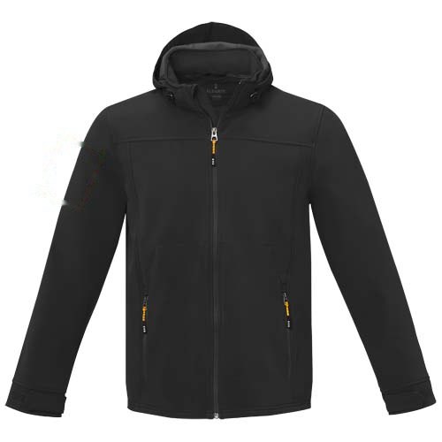 Langley softshell heren jas — drukvlak rechter bicep