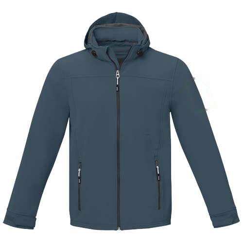 Langley softshell heren jas — drukvlak linker bicep