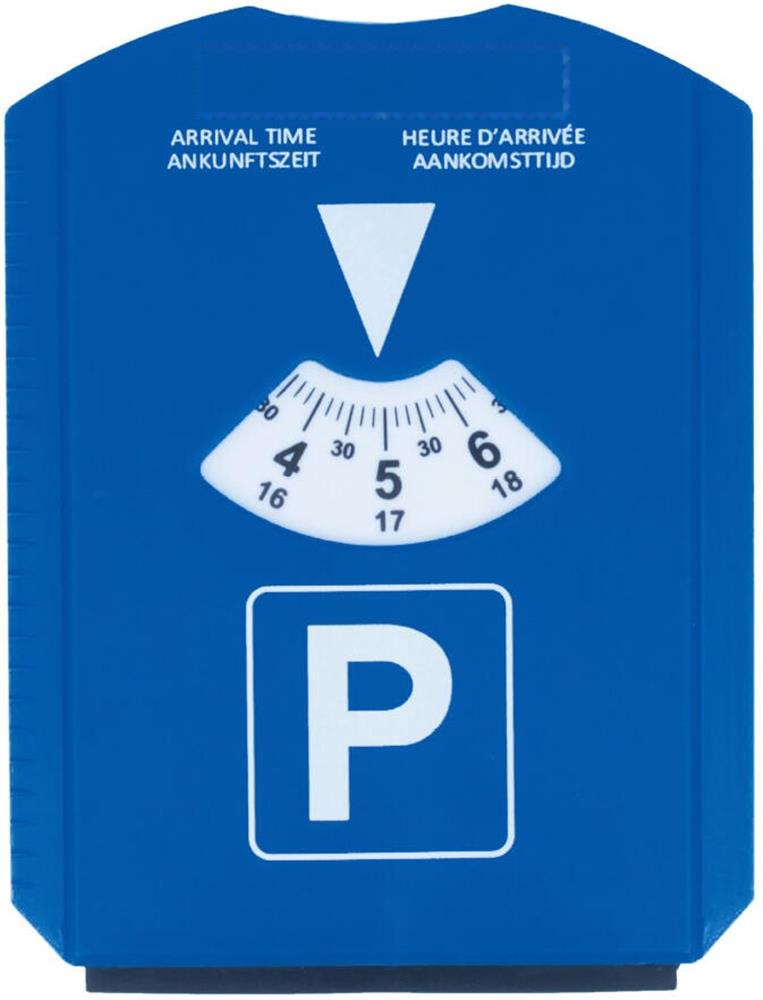 PARK & SCRAP - Parkeerkaart met ijskrabber — drukvlak voorzijde