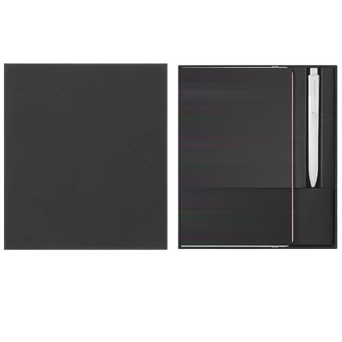 Moleskine geschenkset met notitieboek en pen — drukvlak voorzijde