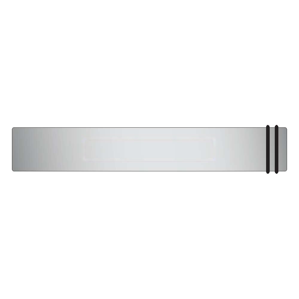 Flesopener aluminium — drukvlak bovenkant
