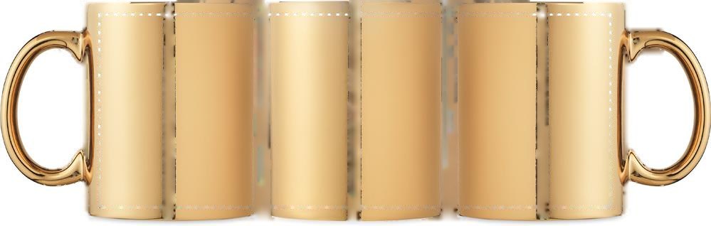 HOLLY - Keramische mok metallic 300 ml — drukvlak beker