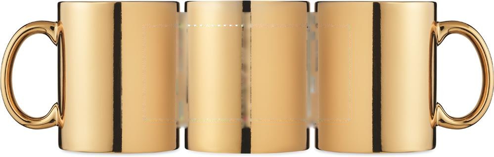 HOLLY - Keramische mok metallic 300 ml — drukvlak drukvlak 1