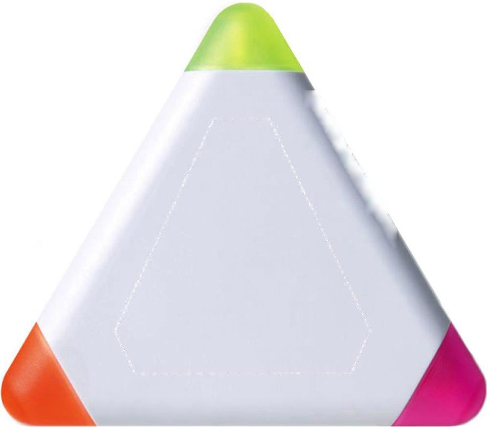 TRIANGULO - 3 Kleuren markeerstift — drukvlak achterzijde