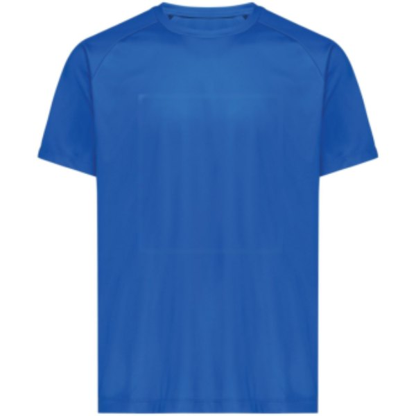 IQONIQ Tikal gerecycled polyester sneldrogend sport t-shirt — drukvlak artikel voorzijde