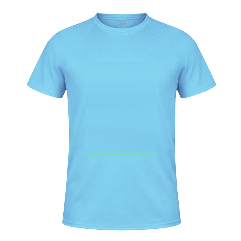 Kinder T-Shirt Tecnic Plus — drukvlak middenvoor